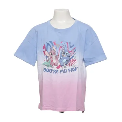 T-shirt (Blue, Pink, White) from Disney Stitch Cotton
