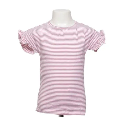 Kjole (Pink, Hvid) fra Creamie Elastan, Økologisk bomuld