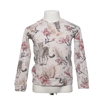 Långärmad t-shirt (Beige, Flerfärgad) från Nakoa Elastan, Ekologisk bomull