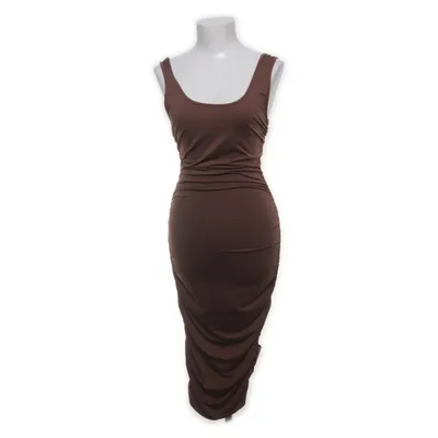 Dress (Brown) from SBetro Elastane, Polyester