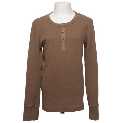 T-shirt manches longues (Marron) de Milk Copenhagen Coton, Élasthane