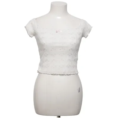 Top (Weiß, Pink) von FB Sister Elasthan, Polyester