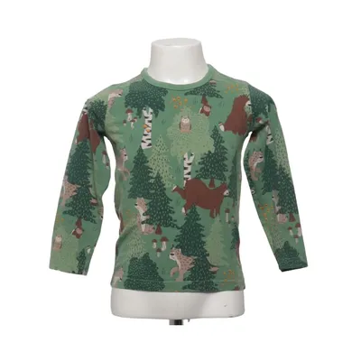 Long sleeve T-shirt (Green, Multicolored) from Polarn O. Pyret Elastane, Organic cotton