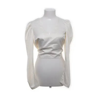 Wikkelblouse (Wit) van XLE Polyester