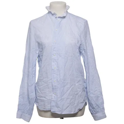 Blouse (Wit, Blauw) van H&M Trend Katoen