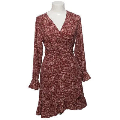 Wrap dress (Red, White) from By Clara Paris Polyester