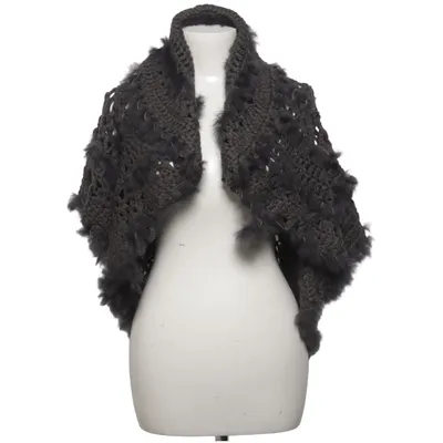 Gilet (Gris) de Repeat Acrylique, Fourrure de lapin