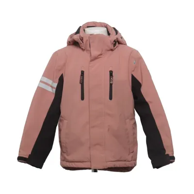 Manteau de ski (Rose, Noir) de Lindberg Élasthane, Polyamide, Polyester