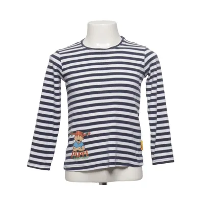 T-shirt à manches longues (Bleu, Blanc) de Varför Därför Coton