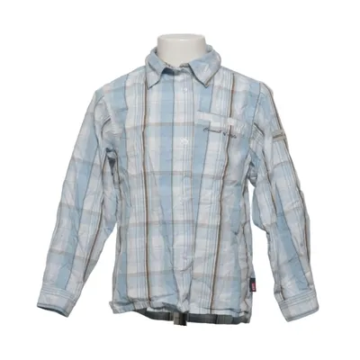 Shirt (Blue, White, Brown) from Exit Cotton