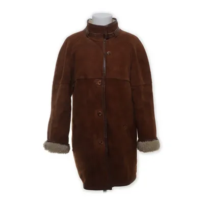 Shearlingjacka (Brun, Vit) från Aleksander Päls, Skinn, Mocka