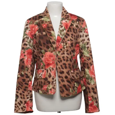 Blazer (Braun, Rot, Mehrfarbig) von DGG Baumwolle, Elasthan, Polyester