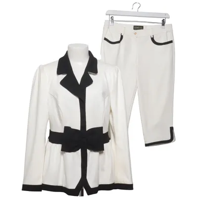 Suit (White, Black) from Pompöös Elastane, Polyester, Viscose