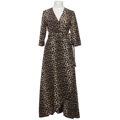 Robe portefeuille (Noir, Beige) de Ambika Trend Polyester