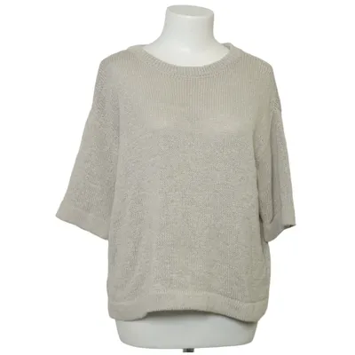 Pull-over (Knitted Short Sleeve Sweater) de NA-KD Coton, Élasthane