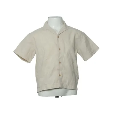 Kortärmad skjorta (Beige) från H&M Bomull, Linne