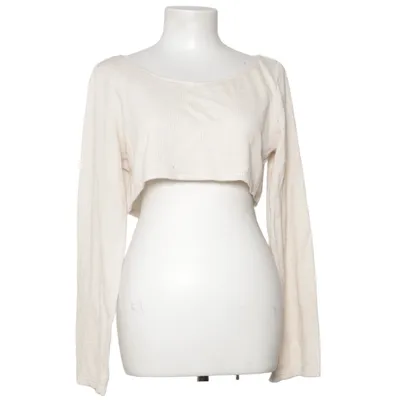 Crop top (Beige) van Sabo Skirt Katoen, Elastaan