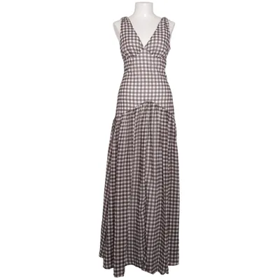 Långklänning (Brun, Vit) från Adoore Polyester