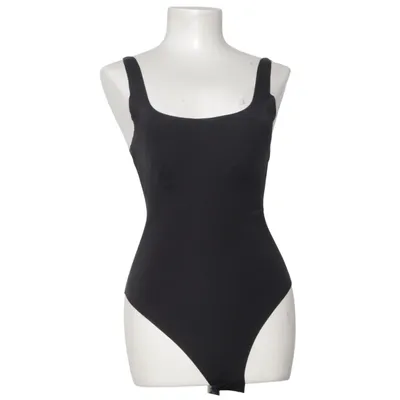 Maillot de bain une pièce (Noir) de H&M Coton, Élasthane, Polyamide