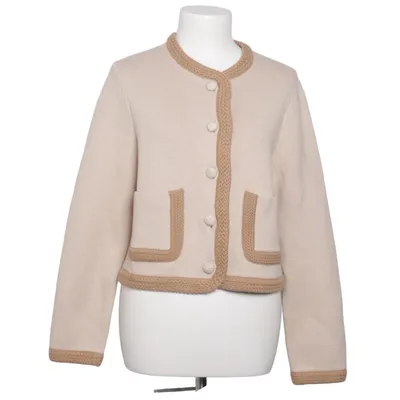 Kofta (Beige) från La Maille Sézane Bomull, Merinoull, Polyamid