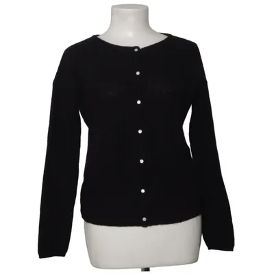 Cardigan (Noir) de Sézane Laine d'alpaga, Mohair, Polyamide, Polyester