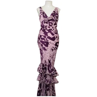 Evening gown (Pink, Purple) from Rat & Boa Polyamide, Viscose