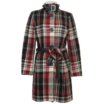 Frakke (Sort, Rød, Hvid) fra Luxury Miss Sixty Uld