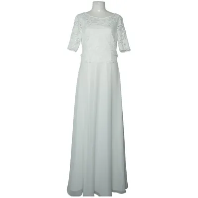 Evening gown (White) from Vera Mont Elastane, Polyamide, Polyester