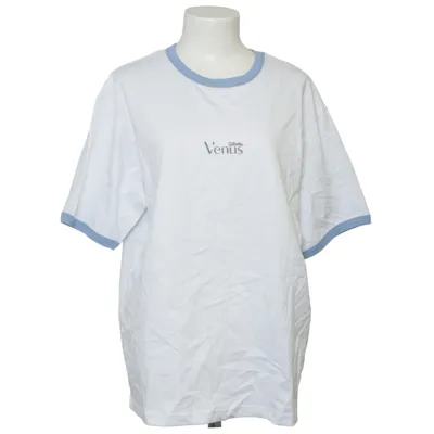 T-shirt (Vit, Blå) från Venus Bomull