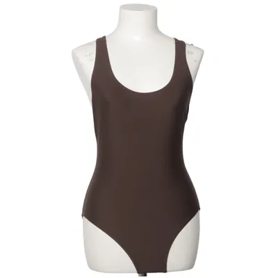 Baddräkt (Brun) Elastan, Polyester