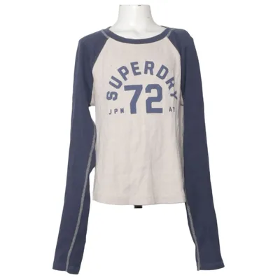 Baseballtrøje (Blå, Beige) fra Superdry