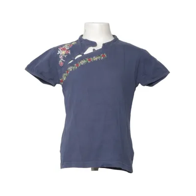 Cheongsam (Blå, Flerfärgad) från Jinsha Bomull