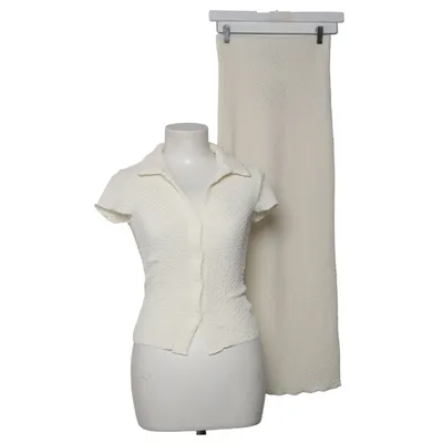 Set (White) from Gina Tricot Elastane, Recycled polyester