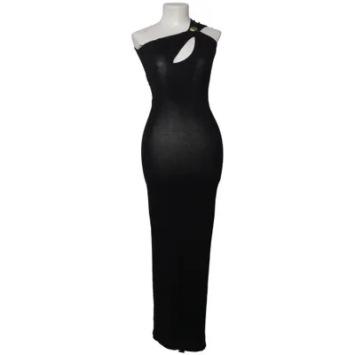Robe longue (Noir) de Federica Tosi Polyester, Viscose