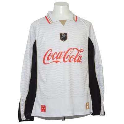 Fodboldtrøje (Hvid, Sort, Flerfarvet) fra Coca Cola Polyester