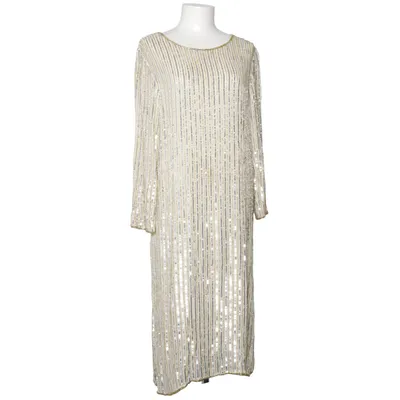 Aftenkjole (Beige, Sølv, Guld) fra Ganni