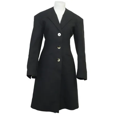 Blazer (Sort) fra Ganni Økologisk bomuld, Viscose