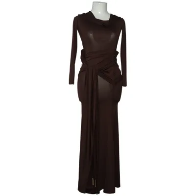 Maxi dress (Brown) from Musera Elastane, Polyester