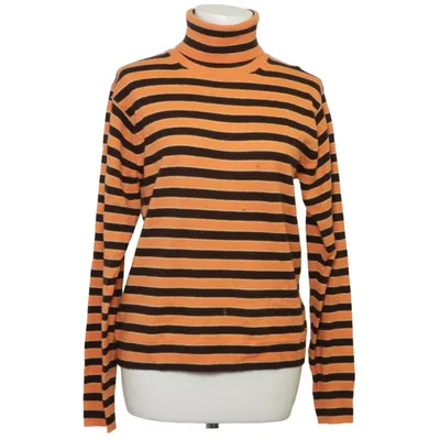 Turtleneck (Orange, Black) from Marni x Uniqlo Cashmere
