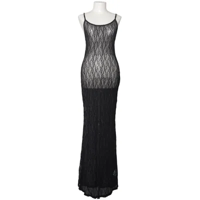Robe longue (Noir) de Ivorie Élasthane, Polyamide