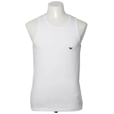 Undershirt (White) from Emporio Armani Underwear Cotton, Elastane