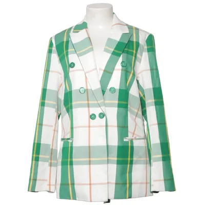 Kavaj (Grön, Vit) från Coster Copenhagen Polyester, Viskos