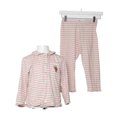 Pyjamas (Rosa, Vit) från Konges Sløjd Ekologisk bomull