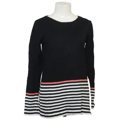 Strickpullover (Schwarz, Weiß, Rot) von Soda Collection Polyester, Viskose
