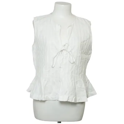 Topp (LinBlend Pleated Boxy Top) från NA-KD Bomull, Linne
