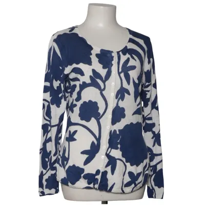 Cardigan (Blue, White) from Mansted Hemp, Linen