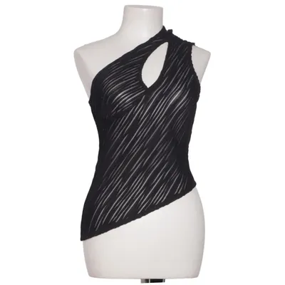 Halternecktopp (Svart) från ASOS Design Elastan, Metallfiber, Polyester