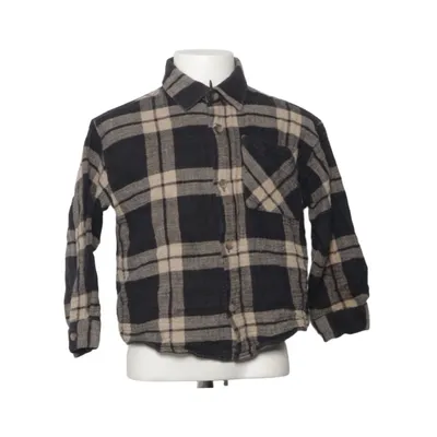 Flannel skjorte (Sort, Beige) fra Zara Bomuld