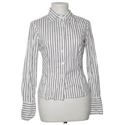 Skjorta (Vit, Svart) från H&M Bomull, Elastan