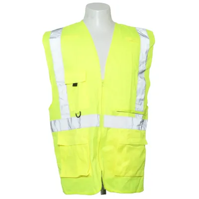 Refleksvest (Gul, Grå) fra Portwest Polyester